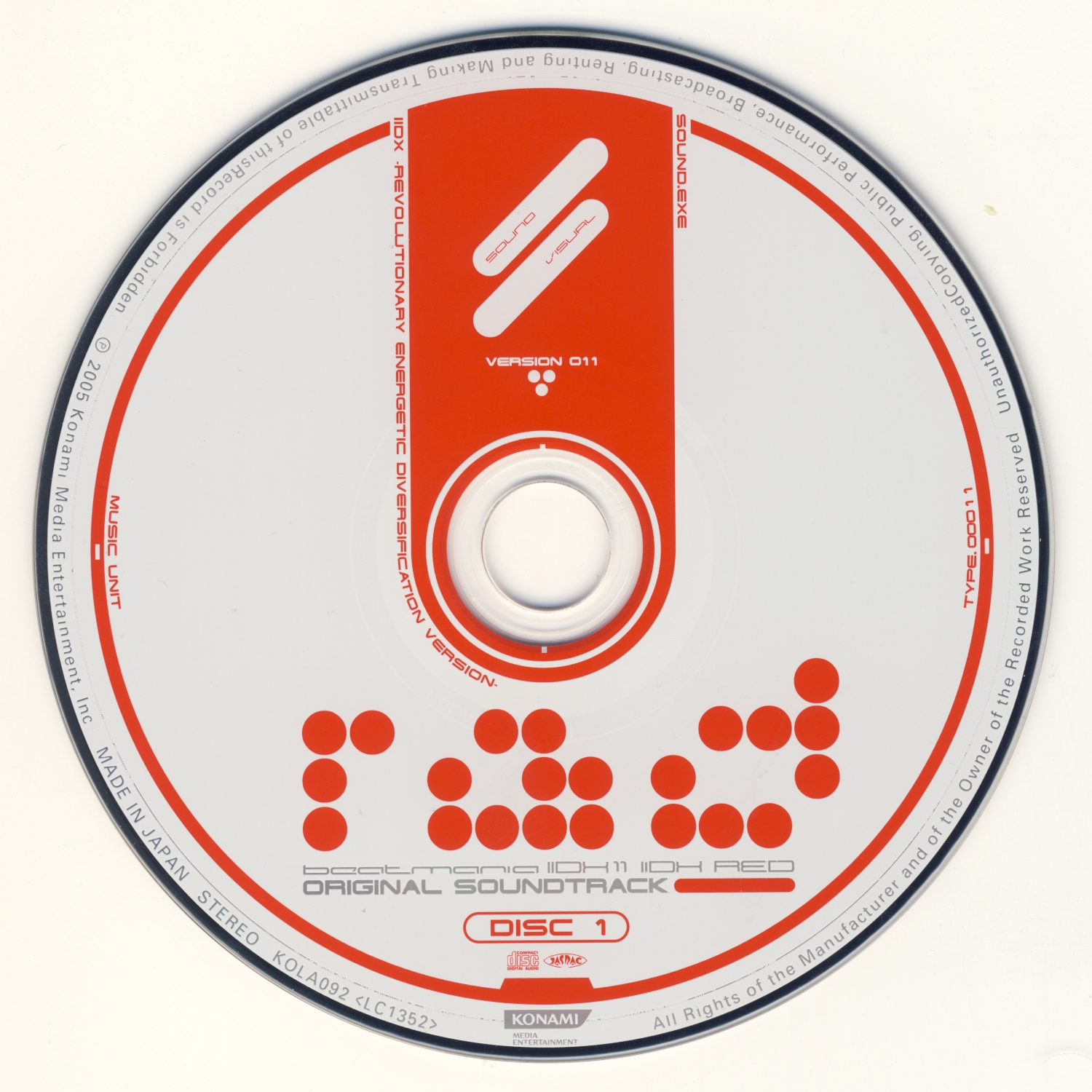 beatmaniaIIDX 　RED　ORIGINAL SOUND TRACK beatmania IIDX 11 IIDX RED Original Soundtrack (2005) MP3